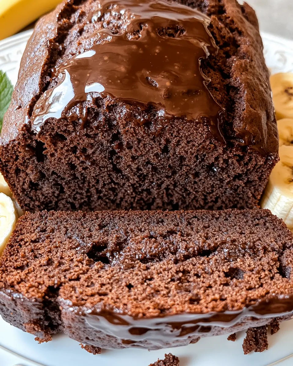 Sourdough Chocolate Banana Bread First Image First Image