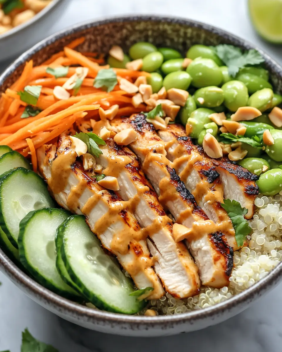 Thai Peanut Chicken Buddha Bowl First Image First Image