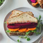 Vegan Beet and Carrot Sandwich First Image First Image