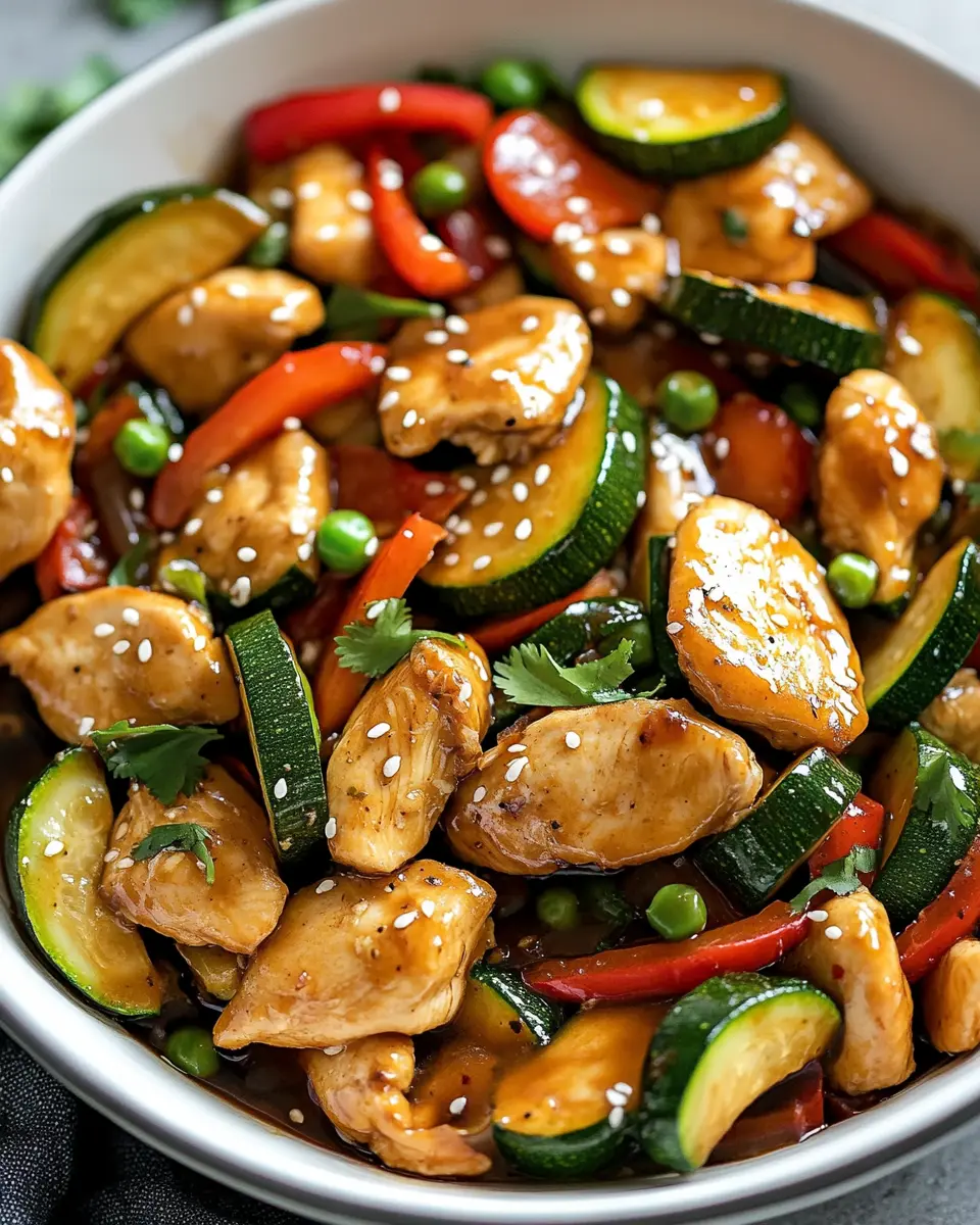 Chicken Zucchini Stir Fry First Image First Image