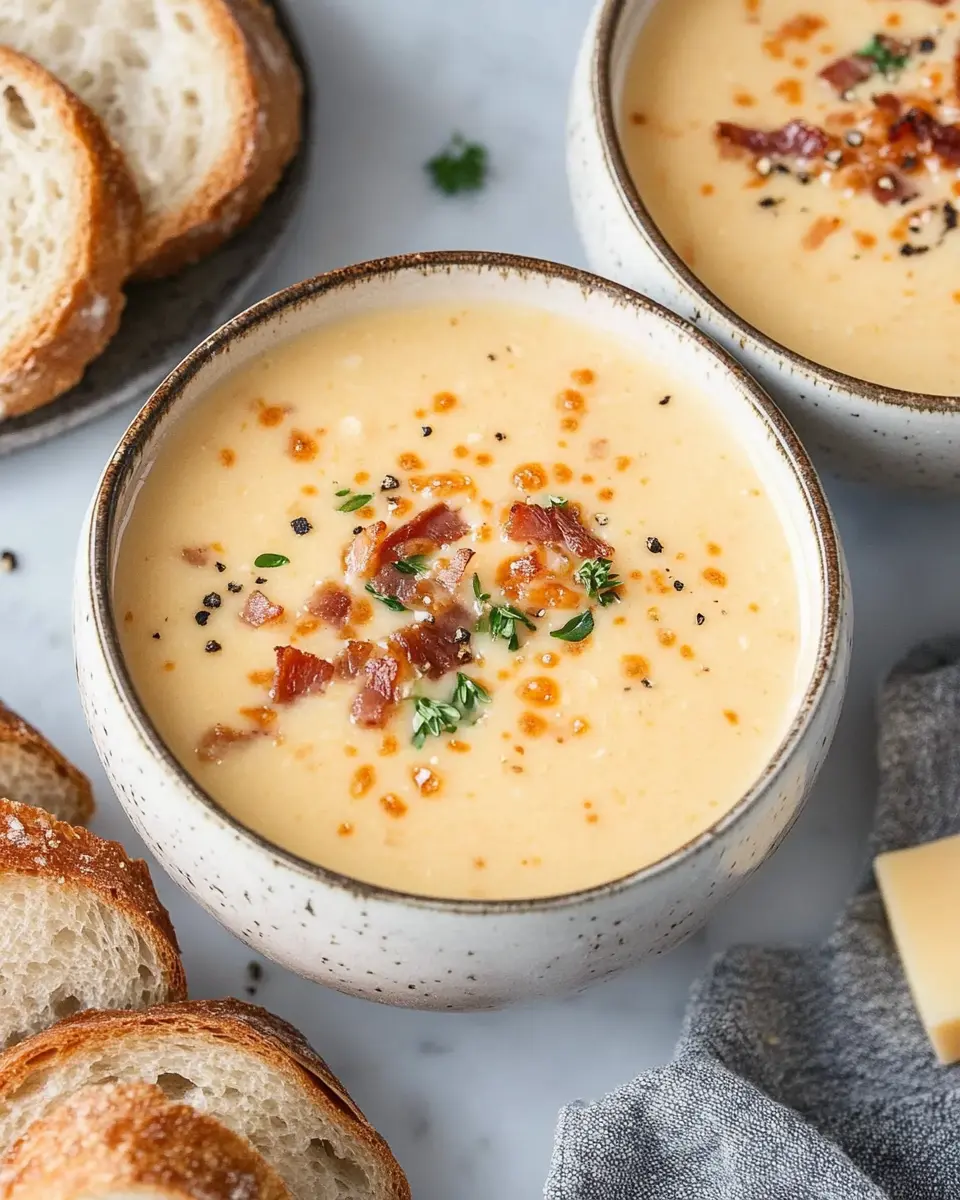 The Best Crockpot Cheese Soup First Image First Image