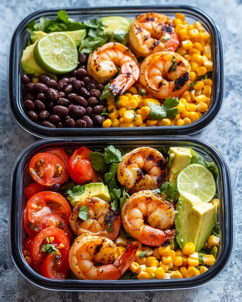 Meal-Prep Shrimp Taco Bowls First Image First Image