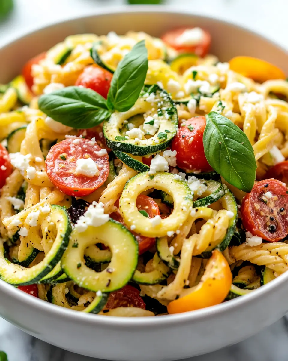 Zucchini Pasta Salad First Image First Image