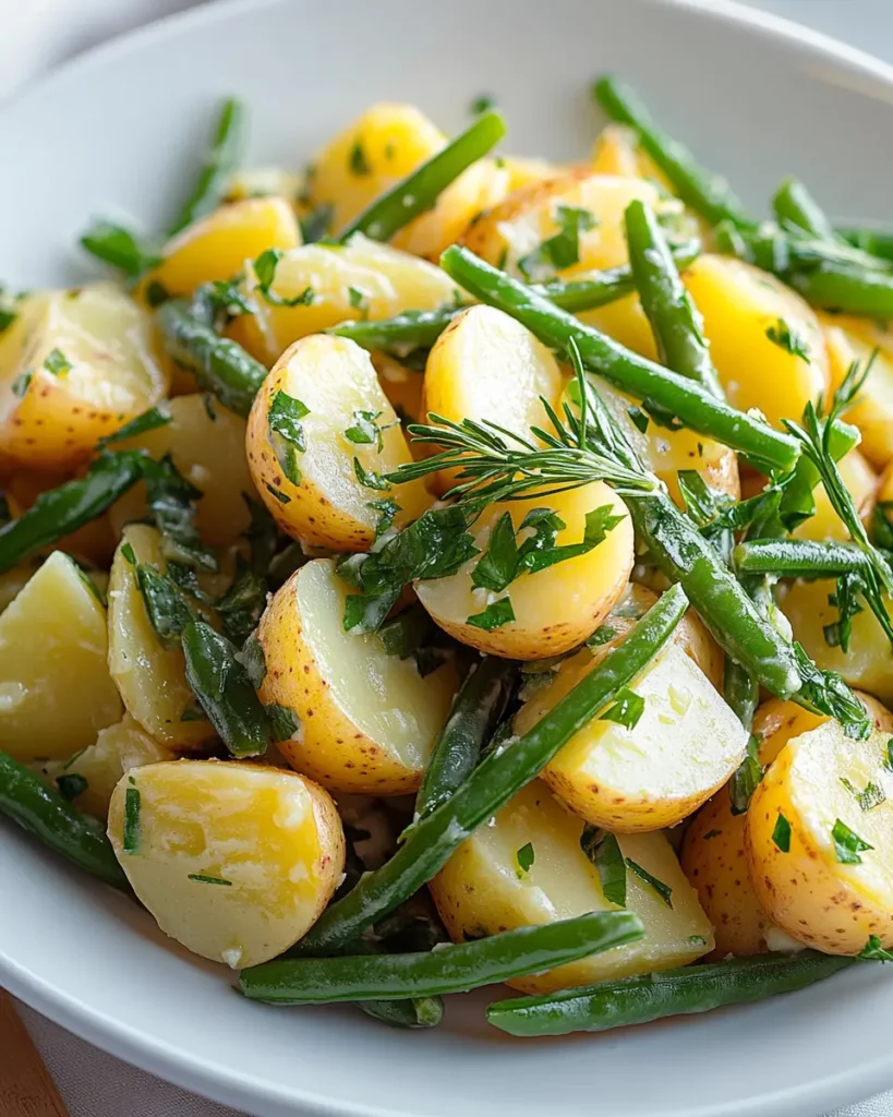 French Style Potato and Green Bean Salad First Image First Image