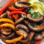 Vegan Portobello Mushroom Fajitas First Image First Image