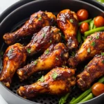 Air Fryer BBQ Chicken Drumsticks First Image First Image