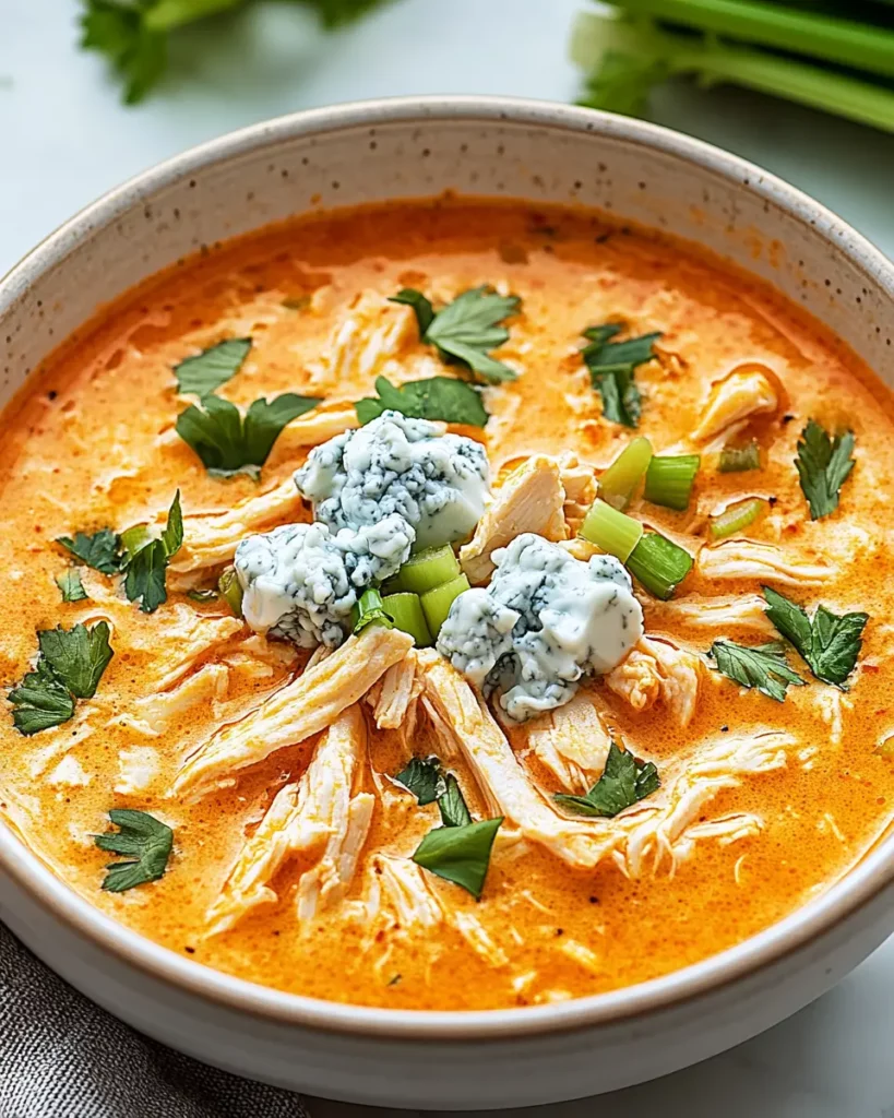 Keto Buffalo Chicken Soup First Image First Image