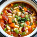 Dump and Go Crockpot Minestrone Soup First Image First Image