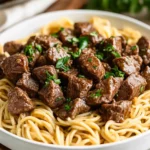 Beef Tips and Noodles First Image First Image
