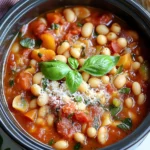 Dump and Go Crockpot Pasta e Fagioli First Image First Image