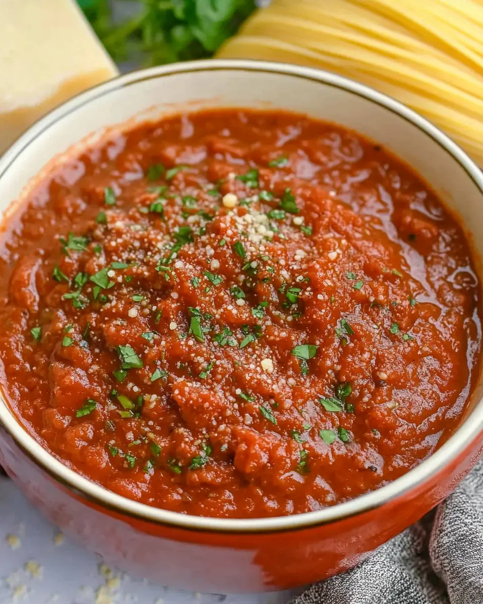 Homemade Spaghetti Sauce Recipe First Image First Image