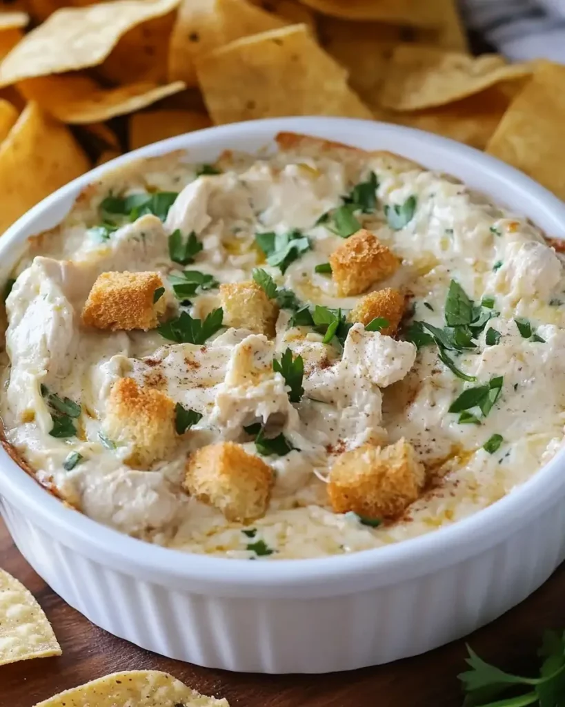 Creamy Chicken Caesar Dip First Image First Image