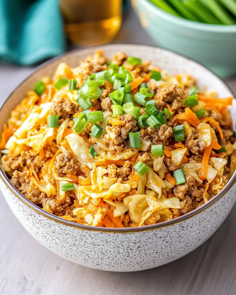 Crockpot Egg Roll In A Bowl First Image First Image