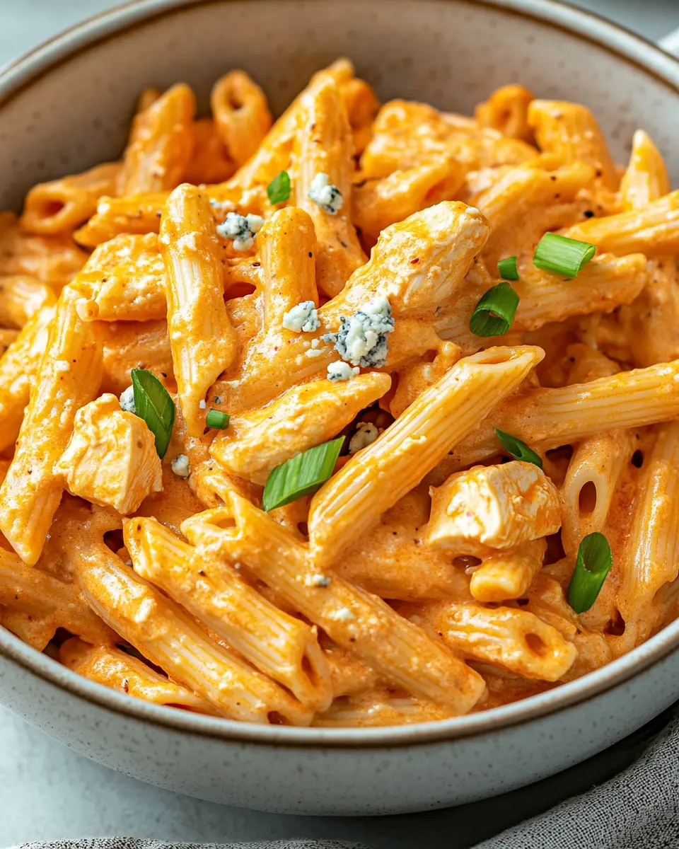 One Pot Buffalo Chicken Pasta First Image First Image