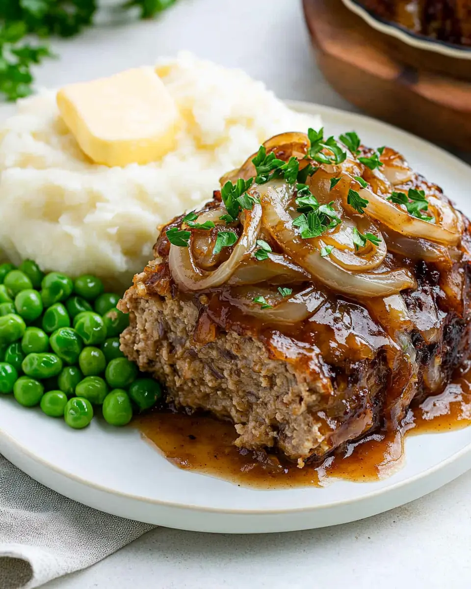 Crockpot French Onion Meatloaf First Image First Image