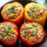 Dump and Go Crockpot Stuffed Bell Peppers First Image First Image