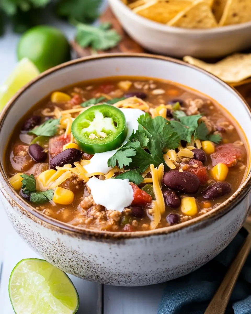 Dump and Go Crockpot Taco Soup First Image First Image