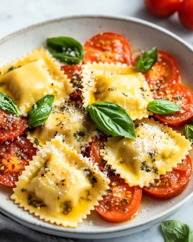 Tomato and Basil Ravioli First Image First Image
