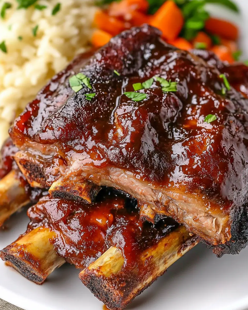 Crockpot BBQ Beef Ribs First Image First Image