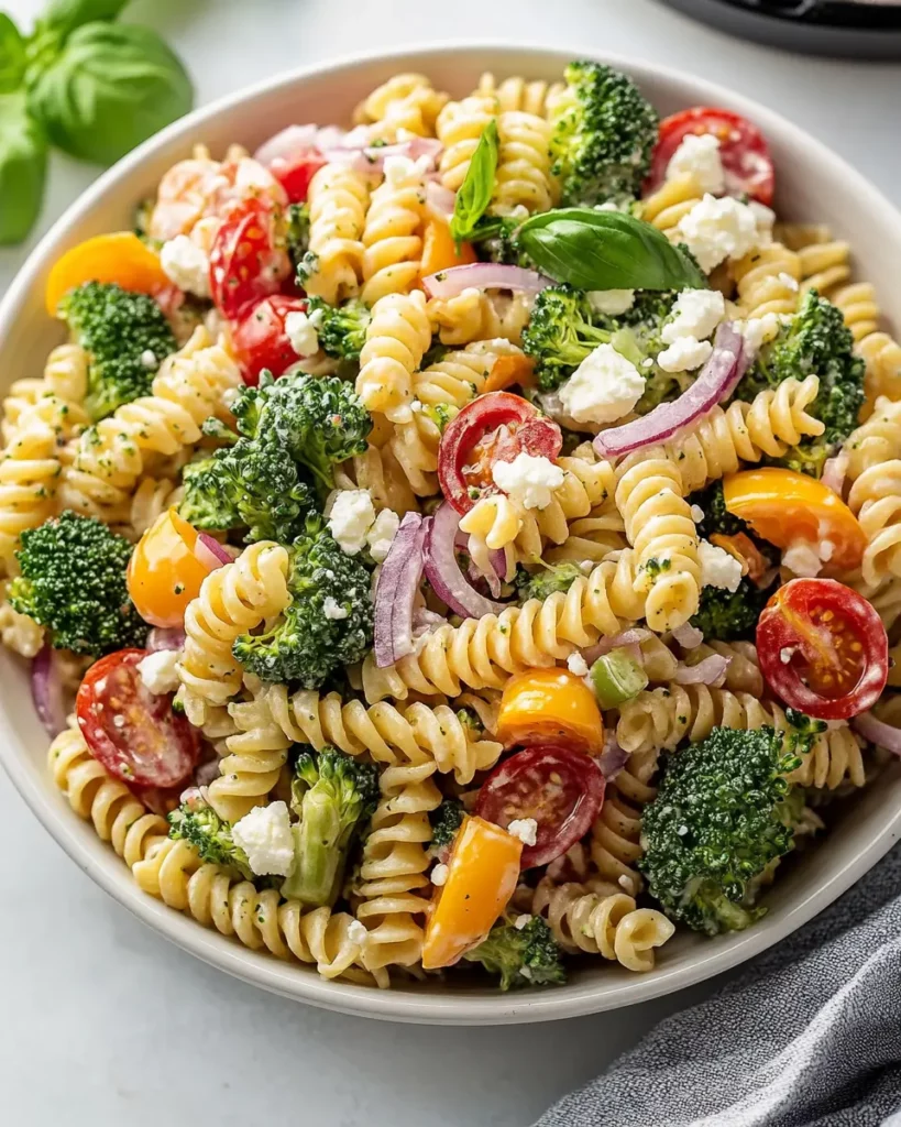 Fresh Broccoli Pasta Salad First Image First Image