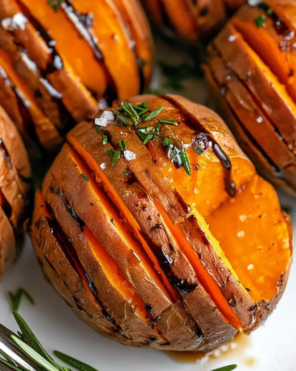 Hasselback Sweet Potatoes First Image First Image