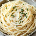 One Pot Garlic Parmesan Spaghetti First Image First Image