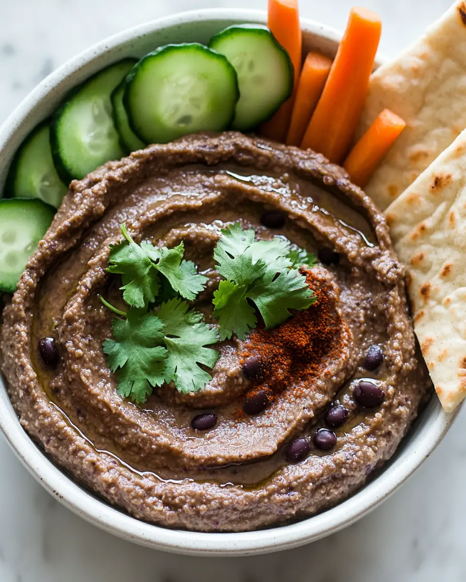 Black Bean Hummus First Image First Image