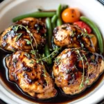 Dump and Go Crockpot Balsamic Glazed Chicken First Image First Image