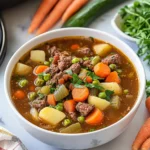 Instant Pot Beef Vegetable Soup First Image First Image