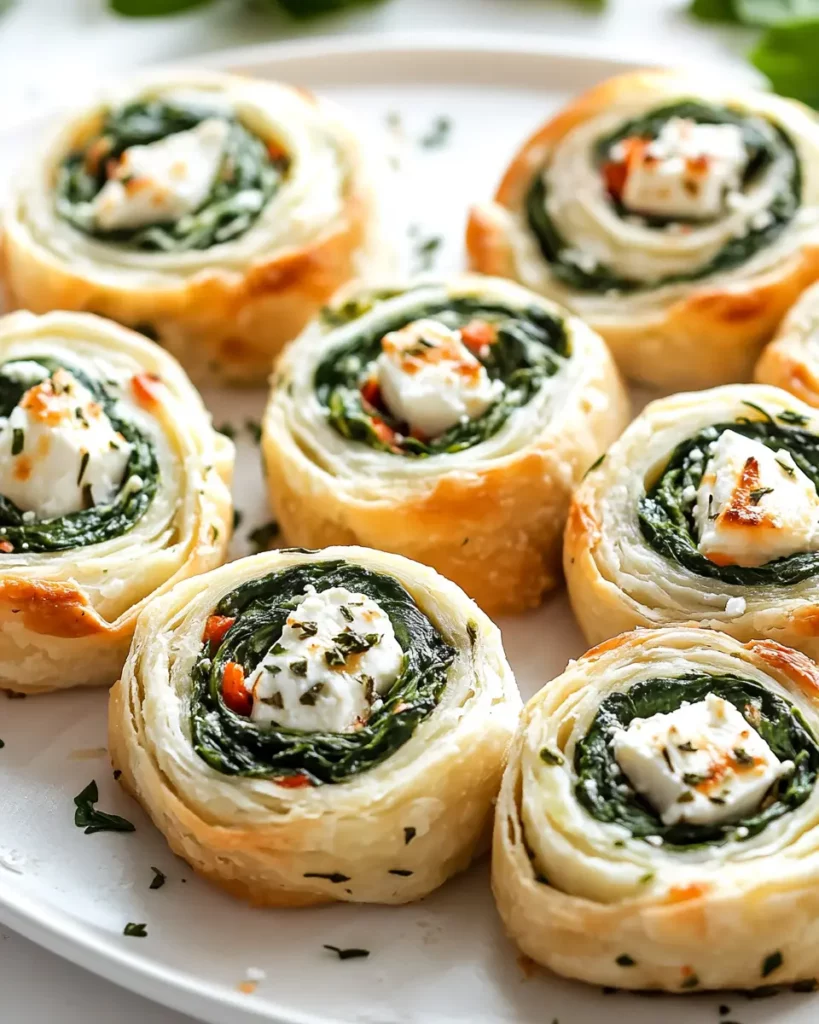 Spinach and Feta Pinwheels First Image First Image