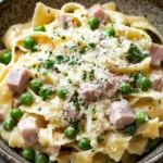 One Pot Ham and Pea Pasta First Image First Image