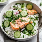 Salmon & Cucumber Rice Salad First Image First Image