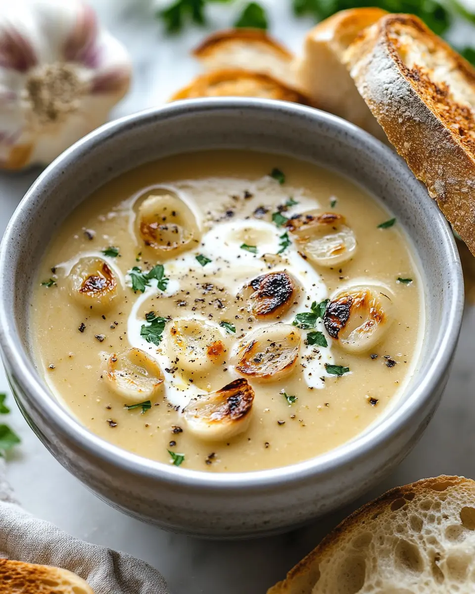 Country French Garlic Soup First Image First Image