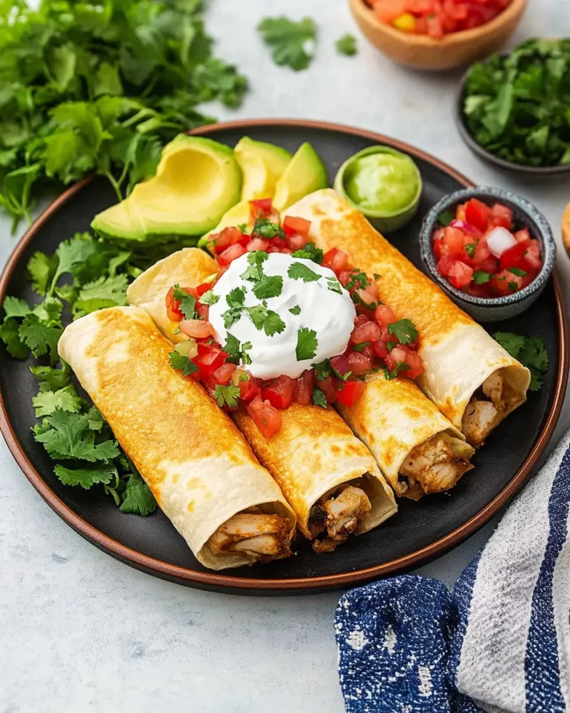 Chicken Chimichangas First Image First Image