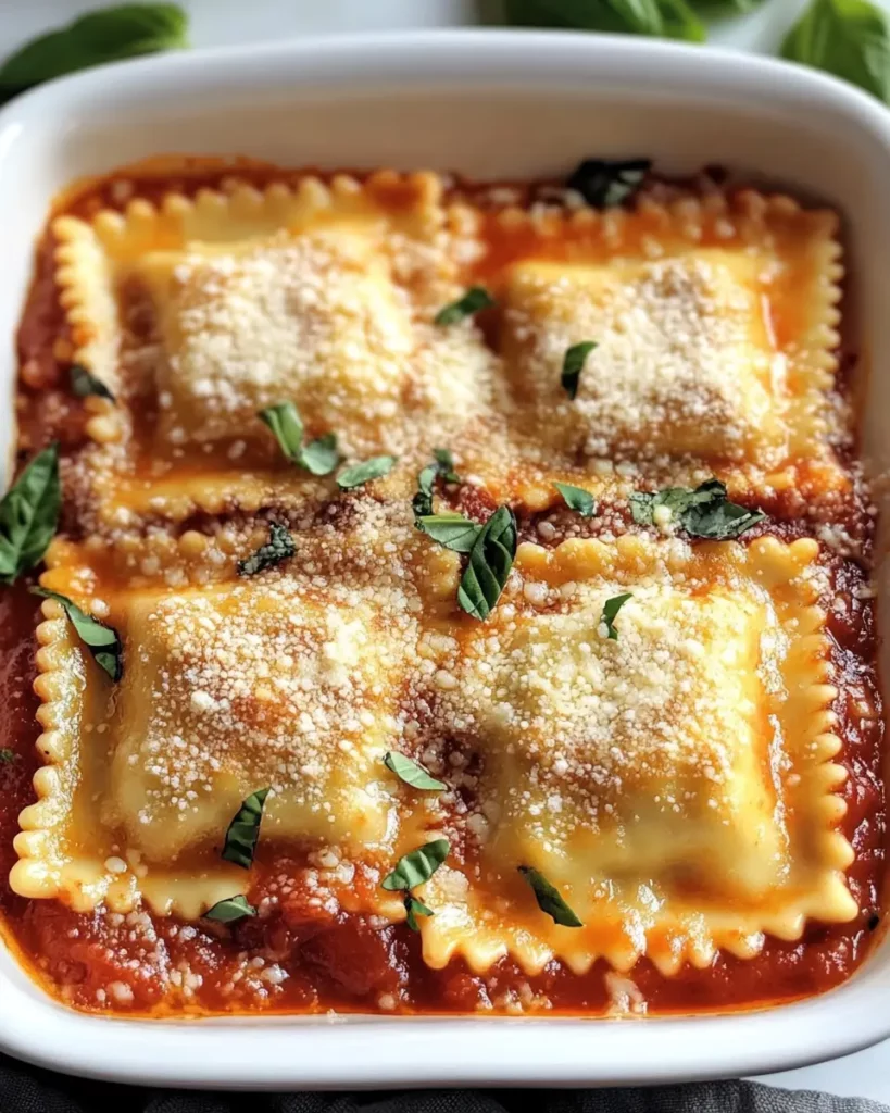 Cheesy Baked Ravioli First Image First Image