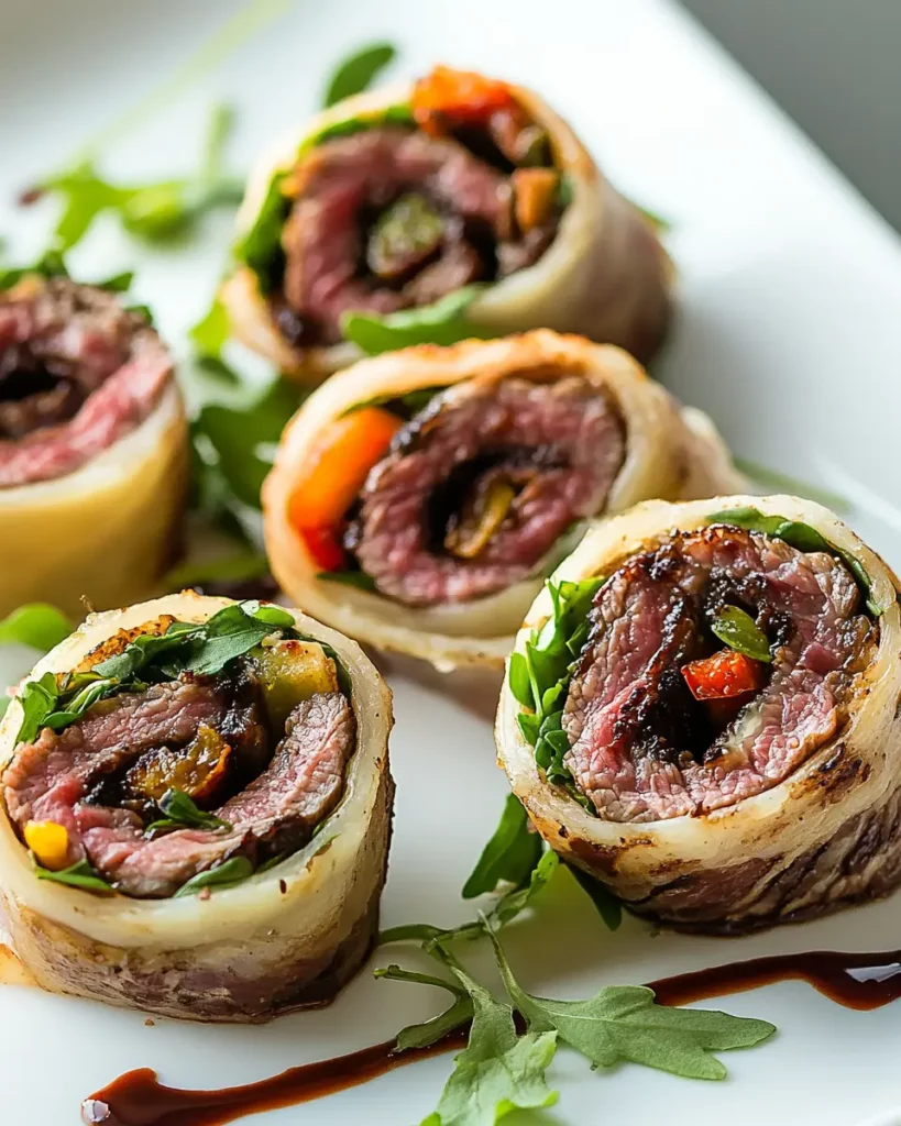 Grilled Steak Pinwheels First Image First Image