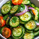 Keto Asian Cucumber Salad First Image First Image