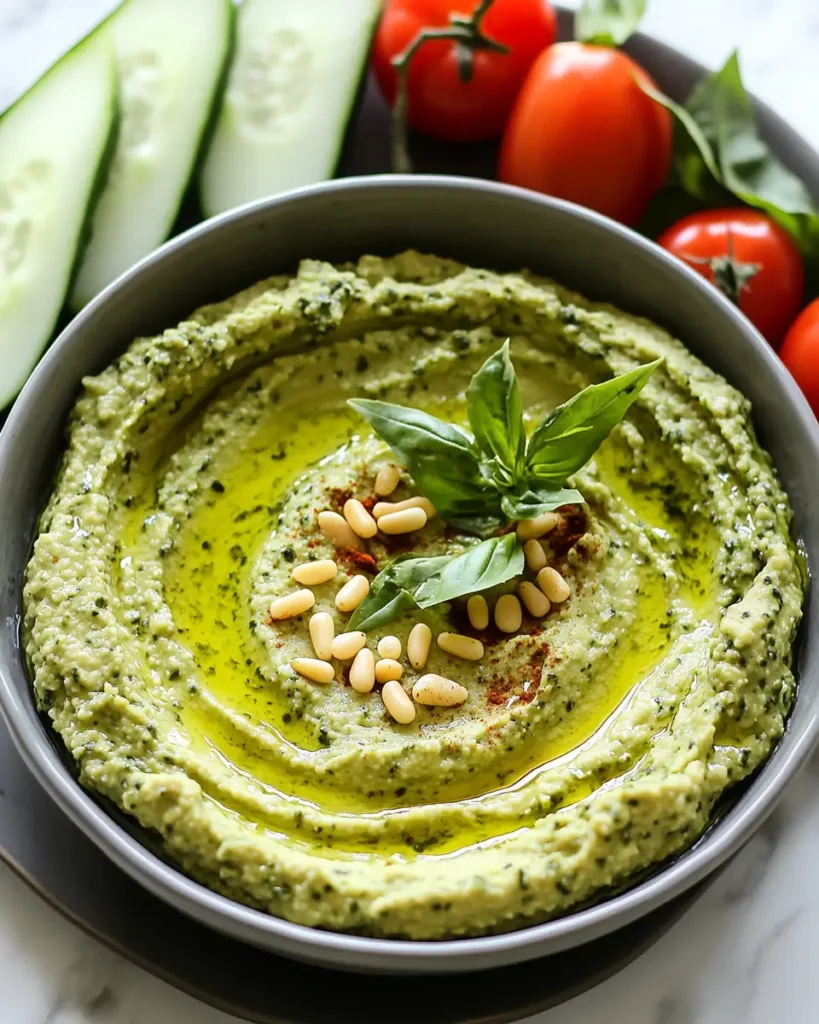 Pesto Hummus First Image First Image