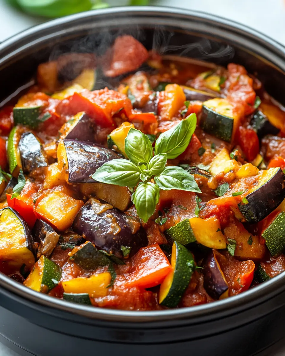 Dump and Go Crockpot Ratatouille First Image First Image
