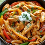 One Pot Chicken Fajita Pasta First Image First Image