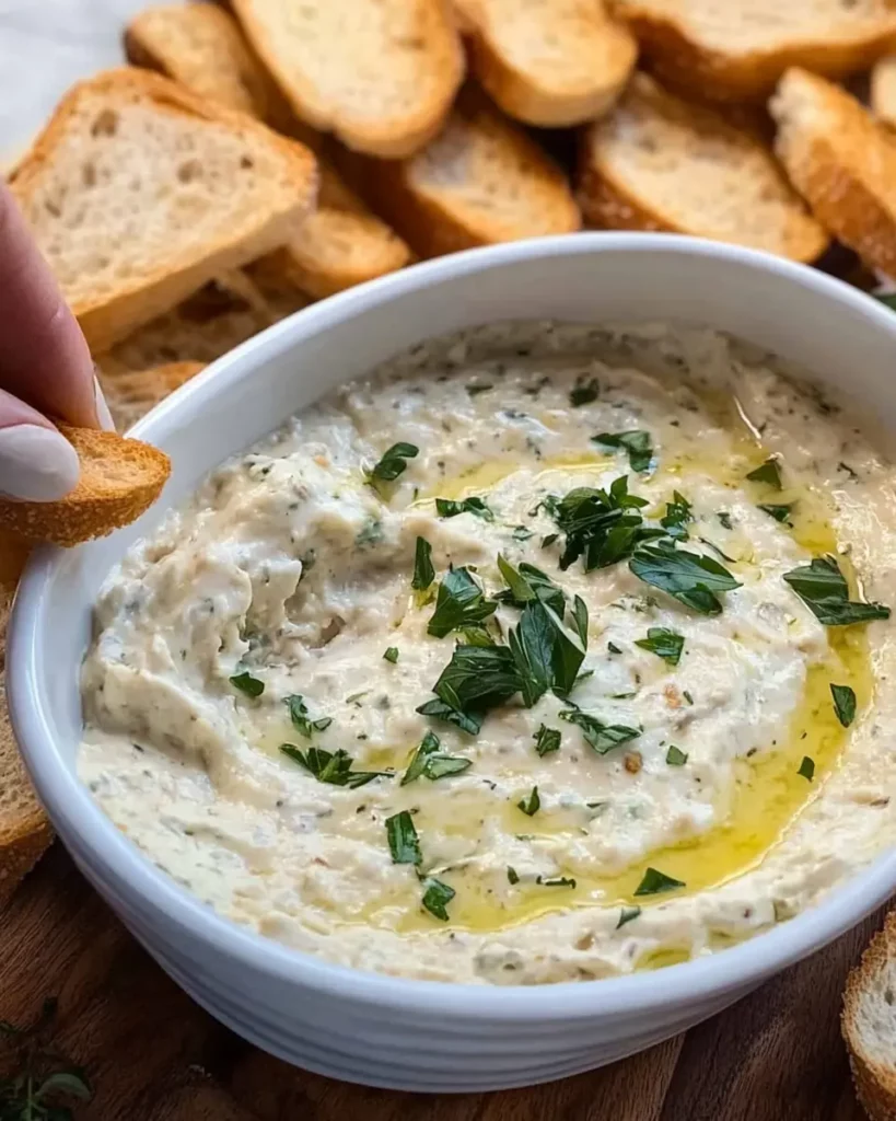 ROASTED GARLIC BREAD DIP First Image First Image