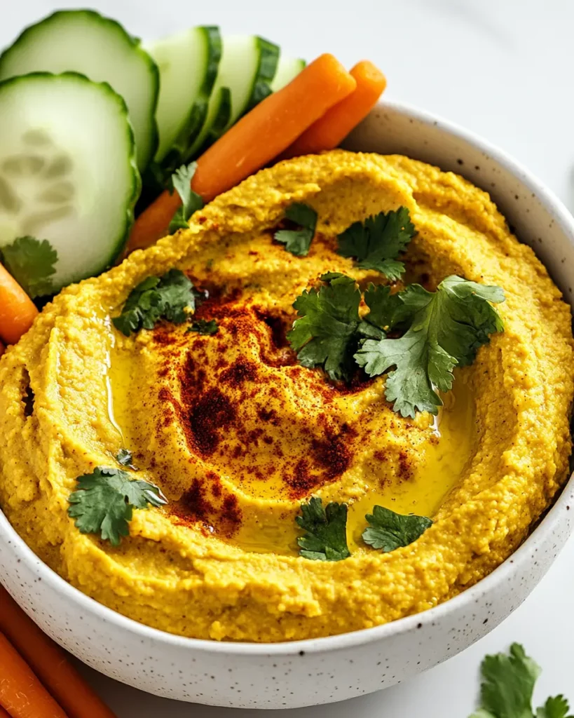 Turmeric and Curry Hummus First Image First Image