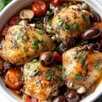 Crockpot Mediterranean Chicken Thighs First Image First Image