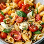 Bruschetta Pasta Salad with Sourdough Breadcrumbs First Image First Image