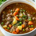 Crockpot Vegetable Beef Soup First Image First Image