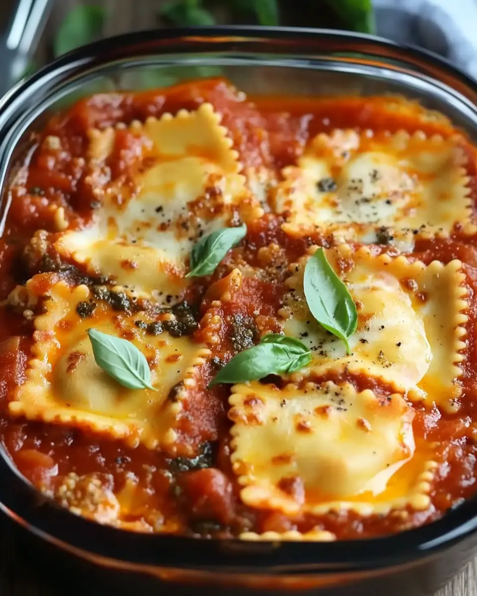 Crockpot Ravioli Lasagna First Image First Image