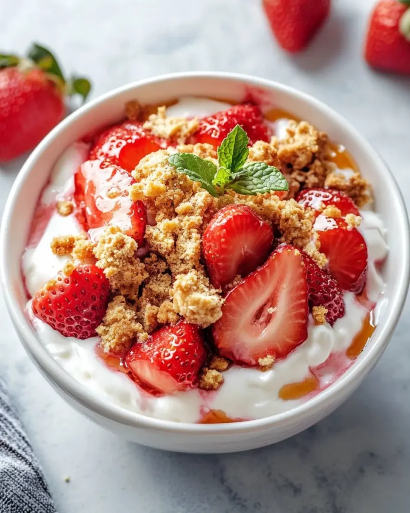 Strawberry Shortcake Yogurt Bowl First Image First Image