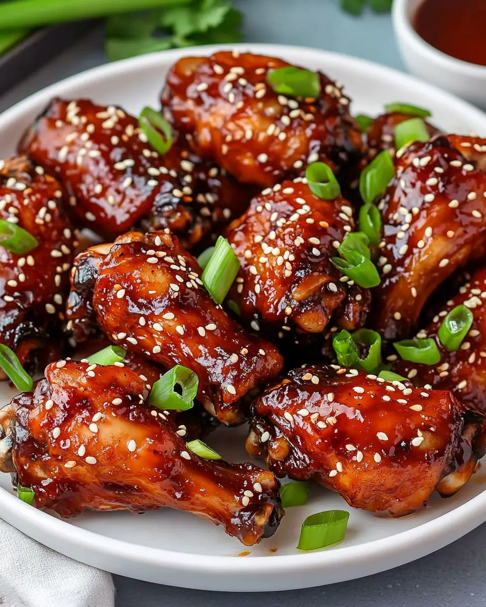 Spicy Korean Chicken Wings First Image First Image