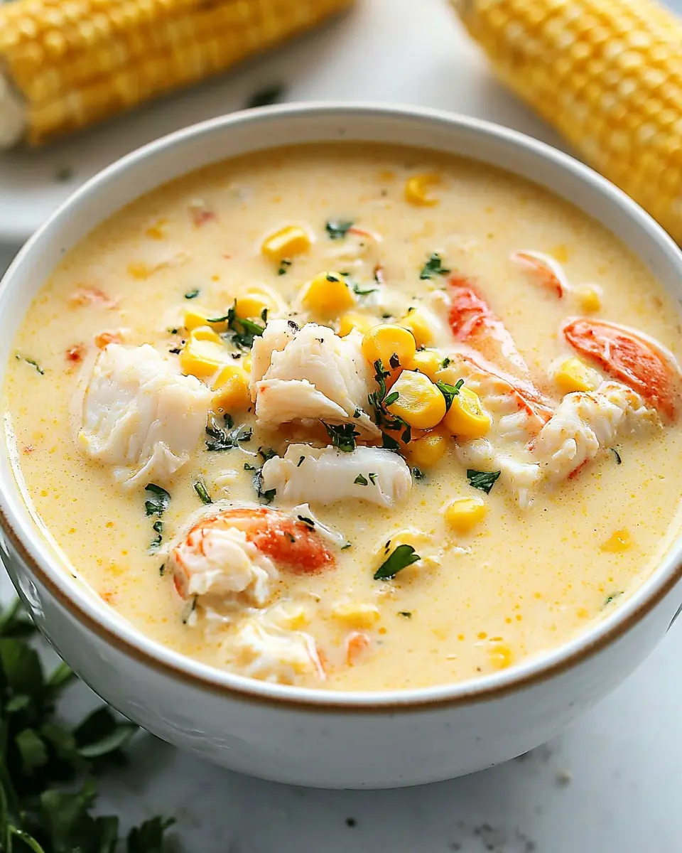 Bobby Flay’s Crab & Corn Chowder Recipe First Image First Image