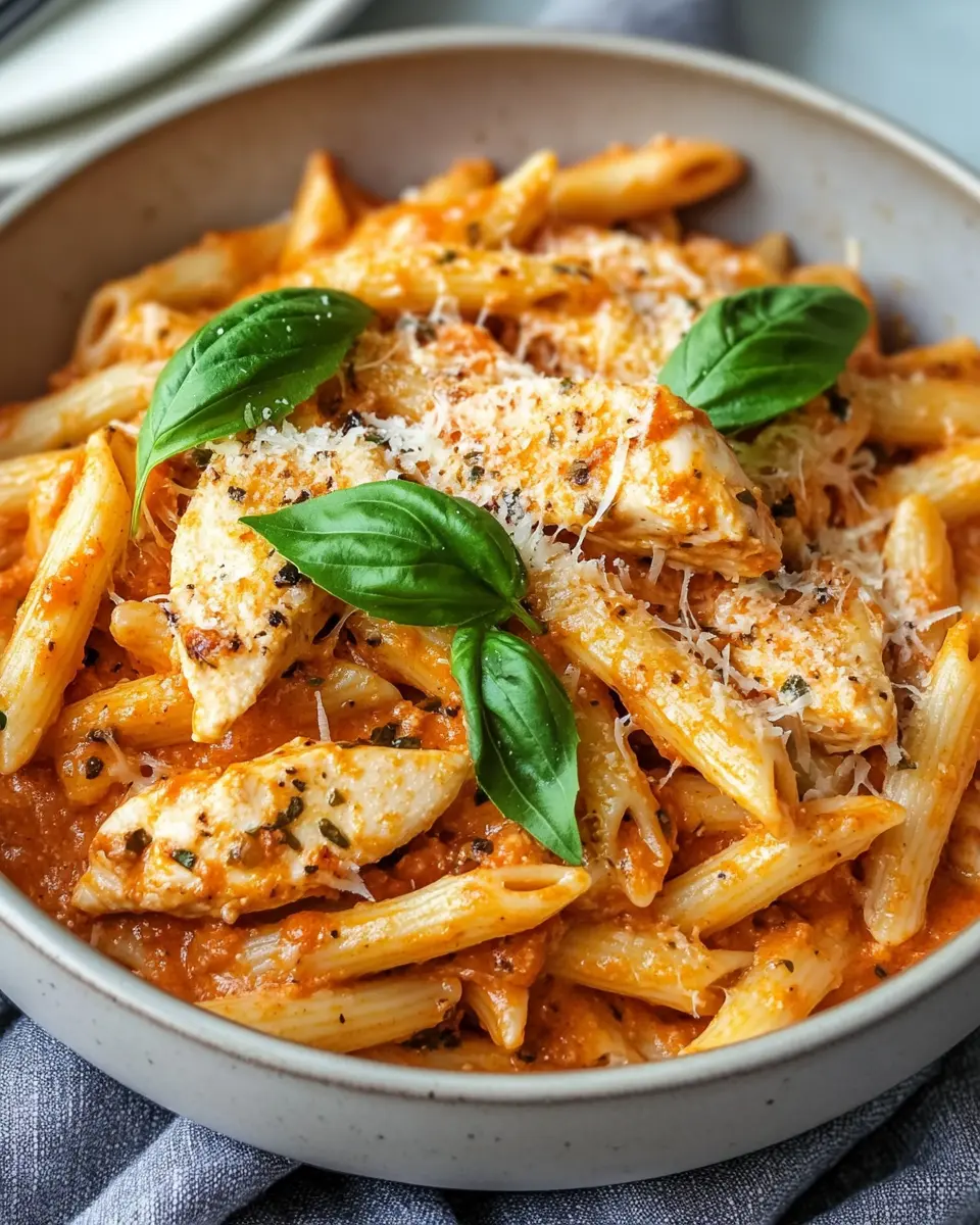 One Pot Chicken Parmesan Pasta First Image First Image